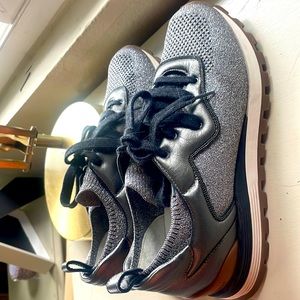 Brunello Cucinelli Glitter-Knit Sneaker